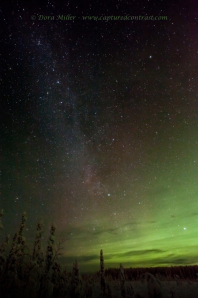 Milky Way and Northern Lights